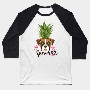Pineapple Shirt & Gifts for Women, Kids, Boys, Teen Girls, Boxer Dogs Baseball T-Shirt